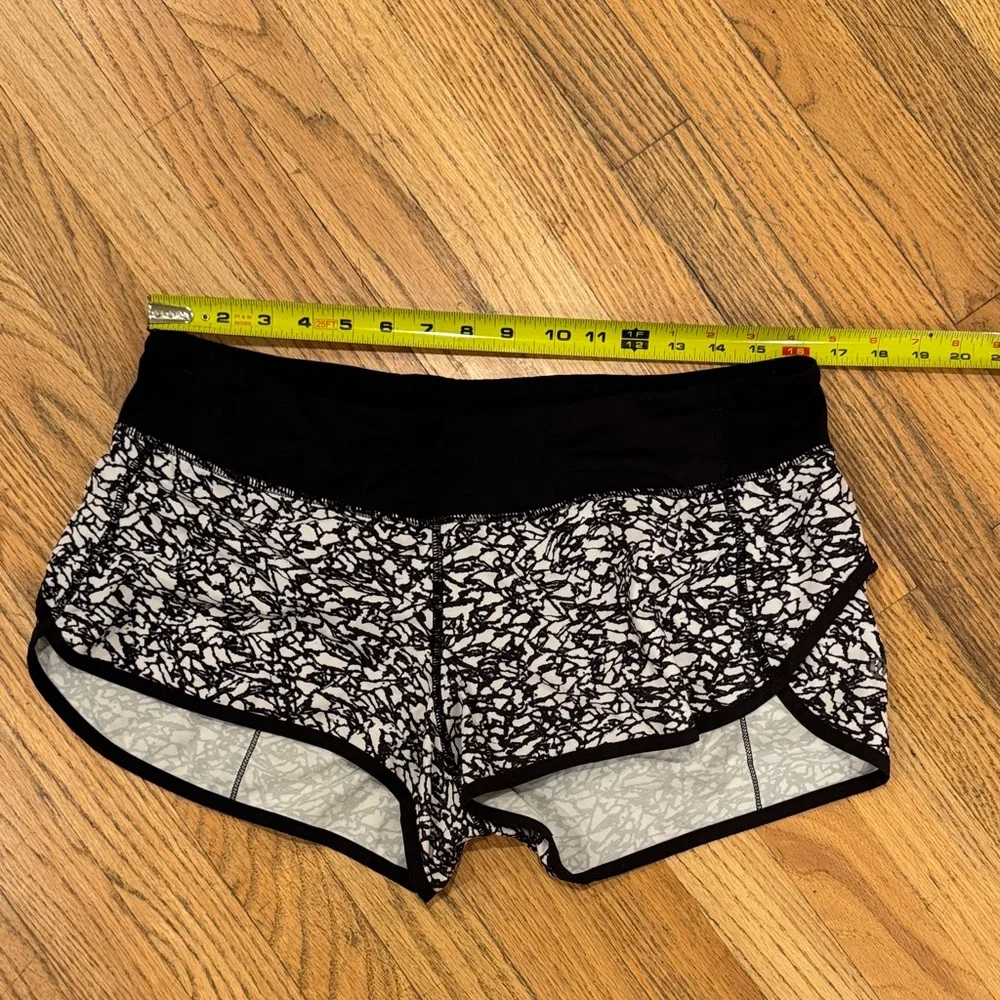 lululemon athletica Black and White Athletic Shorts - Picture 3 of 8